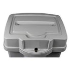 HSM - Poubelle à déchiqueter verrouillable avec console en plastique ShredVANTAGE - Gris-Construction entièrement en plastique pour une durabilité maximale.