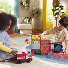 Magna-Tiles - Ensemble de construction magnétique Caserne de pompiers 50 pièces-Ce qui le rend unique: L’ensemble Caserne de pompiers de 50 pièces MAGNA-TILES se distingue par sa tuile son et lumière, son échelle de camion de pompier extensible et sa figurine de pompier à mélanger et assortir, créant des missions de sauvetage pleines d’action qui stimulent la créativité et l’héroïsme