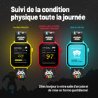 My Play Watch - Montre intelligente rétro gaming Space Invaders, Rouge/Noir (Anglais)-Effets sonores classiques : Profite d’alarmes, de minuteries et de rétroactions audio enrichies des sons originaux de Space Invaders , pour une immersion totale dans l’ambiance rétro du gaming