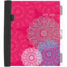 Staples - Agenda scolaire hebdomadaire/mensuel médaillons 2024-2025 - 6 7/8 po x 8 5/8 po - assorties - bilingue-Couleurs variées (Le choix des couleurs ne s'applique pas aux commandes livrées)