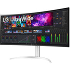 LG - Écran incurvé 39,7 po UltraWide Nano IPS 5K2K-Grâce à l'écran Nano IPS, il prend en charge un large spectre de couleurs, 98 % (typique) de la gamme DCI-P3, et offre une reproduction des couleurs éclatante grâce à la prise en charge du HDR10