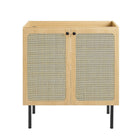 Modway - Chaucer 30" Armoire de toilette de salle de bain (lavabo non inclus) - Chêne-9