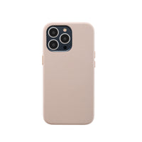 General Supply Goods + Co Vegan Leather Case with Metallic Buttons and MagSafe Compatible for iPhone 13/13 Pro - Pink Clay-Pour iPhone 13/13 Pro