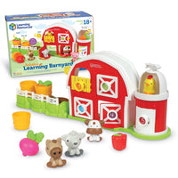 Learning Resources - Ensemble de jeu d'apprentissage Peekaboo - Ensemble de 12-Amusant pour développer les compétences dans la basse-cour ! Les enfants apprennent à compter, à colorier et à développer leur motricité fine grâce à un jeu de cache-cache amusant avec ce jouet d'apprentissage préscolaire !