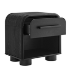 Modway - Bellamy 1-Tiroir Table de chevet - Noir-Assemblée requise