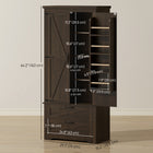HOMCOM - Armoire de cuisine garde-manger 64 po avec portes et tiroirs - brun-Structure en panneau de particules de qualité supportant jusqu’à 330 lb (150 kg) 