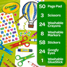 Crayola - Kit d'activités pour apprendre à utiliser des ciseaux - Lot de 88-7