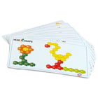 Popular Playthings - Hexie-Snaps-96 pièces pour de grands puzzles et créations