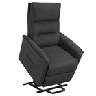 Brassex - Fauteuil releveur inclinable 362581 Levo - gris foncé-Revêtement en tissu riche