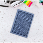 Hilroy - Journal - 8 po x 6 po - Ligné - 96 feuilles - Trellis bleu-Tranches de pages colorées tendance pour une finition élégante et haut de gamme
