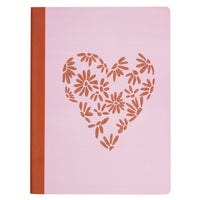 Pep Rally - Cahier de composition - 9,75 po H x 7,5 po l - Sweet Boho-80 feuilles à lignes larges avec du papier offset blanc de 55 g