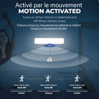 Bell+Howell - Lampes LED rechargeables à détection de mouvement sous les armoires - Paquet de 3-Technologie LED écoénergétique : Les ampoules LED de longue durée fournissent un éclairage écoénergétique, réduisant la consommation d'énergie tout en offrant une lumière cohérente et fiable sous vos armoires.