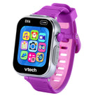 VTech KidiZoom Smartwatch DX4 - Violet-Cette montre intelligente super cool est dotée de deux caméras, d'un grand écran, d'une haute résolution, d'un boîtier métallique haut de gamme, d'un lecteur de musique et bien plus encore