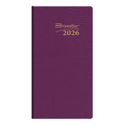 Brownline - 2026 Agenda quotidien de poche Traditional - 6 po x 3-1/8 po - Couleurs assorties - Anglais-Reliure par collage avec couverture flexible
