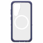OtterBox - Defender Pro XT Clear Magnets Case pour Samsung Galaxy S25 - Violet Thunder-DROP+ Résiste à 7X plus de chutes que la norme militaire (MIL-STD-810G 516.6)