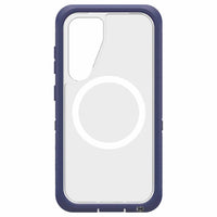OtterBox - Defender Pro XT Clear Magnets Case pour Samsung Galaxy S25 - Violet Thunder-DROP+ Résiste à 7X plus de chutes que la norme militaire (MIL-STD-810G 516.6)