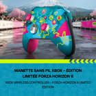 Xbox - Manette sans fil - Édition limitée Forza Horizon 6-Inspirée des routes sinueuses du Touge au Japon, cette manette allie la haute performance, le style et l'ambiance du festival