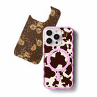 Ideal of Sweden - Pack Imprimé iPhone 17 - Vache Couture-N'interfère pas avec MagSafe ou le chargement sans fil