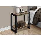 Monarch Specialties - 2083 Table D'Appoint - 22 po H/Taupe Fonce/Metal Noir-6