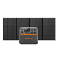 Bluetti - Centrale électrique portable Premium Series AC270P et panneau solaire PV350-Puissance haute capacité : Avec une capacité de 2 073,6 Wh et une sortie de 2700 W, le AC270P offre une puissance impressionnante pour garder les appareils complètement chargés toute la journée !