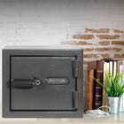 SA Consumer Products - Coffre résistant au feu avec verrou biométrique - 0,75 pi³ - 11,5" H x 14,5" L x 15" P - Noir-5