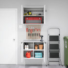 Prepac - Armoire de rangement de base HangUps - blanc-2 portes et 2 tablettes ajustables