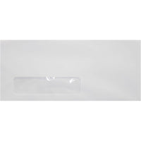 JAM Paper - Enveloppes à Fenêtre #10, Blanc Brillant, Laser Safe, 4 1/8 x 9 1/2, Paquet de 500-Taille : enveloppes à fenêtre n° 10 4 1/8 po x 9 ½ po / 4,125 po x 9,5 po / 104,775 mm x 241,3 mm