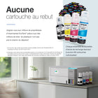 Epson - Imprimante multifonction couleur sans fil EcoTank ET-3930 à réservoirs d’encre géants – Blanc-Engineered for reliability: Epson PrecisionCore Heat-Free technology delivers a unique permanent printhead designed to last the life of the printer, plus professional-grade reliability with duty cycle twice as robust as its predecessor