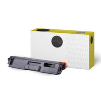 Premium Tone - Cartouche de toner Compatible - Brother TN433Y ,TN-433Y - Rendement élevé - Jaune-Couleur : Jaune