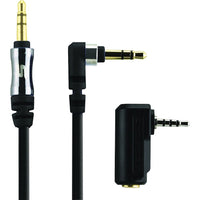 Scosche – Mini câble stéréo, 3 pi-Fonctionne avec tout lecteur audio avec port pour casque d’écoute de 3,5 mm
