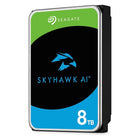 Seagate - Disque dur de surveillance interne SkyHawk AI 8 To 7 200 tr/min SATA III 3,5"-SkyHawk Health Management aide activement à protéger votre stockage vidéo en se concentrant sur les options de prévention, d'intervention et de récupération