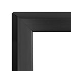 SECO Snap Affiche Cadre Cas, 24 x 36 pouces, Noir-Les affiches sont maintenues propres derrière une feuille avant en PVC résistant aux UV et anti-reflets