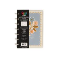The Happy Planner - Planificateur 2027 daté format miniature 12 mois à reliure à disques - 7,50 po x 6,69 po - Orchard Floral - Anglais-Ce planificateur daté de 12 mois couvre la période de janvier à décembre 2027 