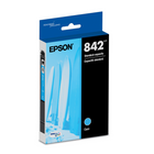 Epson - Cartouche d'encre DURABrite Ultra T842 - capacité standard - Cyan-Le système d’impression Epson est particulièrement conçu pour être utilisé avec les encres d’origine Epson. L’utilisation d’encres non authentiques peut entraîner des dommages qui ne sont pas couverts par la garantie limitée de l’imprimante