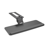 ShoppingAll - Plateau à clavier réglable sous le bureau avec tiroir coulissant de 25 po L x 9,8 po P - Noir-Ajustement ergonomique en hauteur : Réglez la hauteur pour une posture de frappe idéale grâce au mécanisme assisté par ressort