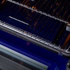 Kucht - 36 po Série KXP Cuisinière double énergie Propane - Acier inoxydable/Or-Les brûleurs scellés facilitent le nettoyage de la cuisinière