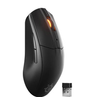 SteelSeries - Rival 3 Wireless Gaming Souris Gen2 - Noire-Double Technologie Sans Fil - Passez de la connexion sans fil 2,4 GHz pour le jeu au Bluetooth pour tout le reste sur vos autres appareils