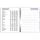 AT-A-GLANCE - Recharge hebdomadaire/mensuelle de direction 2026 pour G545-2 pages/semaine/mois - 8 3/4 po H x 6 7/8 po l - anglais-Aperçu mensuel à onglets et pages de notes
