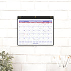 AT-A-GLANCE - Calendrier mural/de bureau mensuel 2026 - 8 1/8 po H x 11 po l - bilingue-La pochette en vinyle à fermoir permet un retrait facile et une meilleure protection des pages (elle est perforee à trois trous pour une utilisation et/ou suspendre)