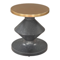 Zuo - Litar Table d’appoint - Multicolore-Fini métallique électroplaqué au look moderne et sophistiqué