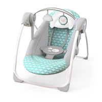 Ingenuity - Balancelle portable EasyFold Ity Swingity Swing - Goji- Siège berceau avec appui-tête nouveau-né amovible