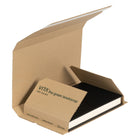 Spicers - Boîte enveloppe pour livre à peler et coller - 6,5 po x 9,75 po x 2,75 po - Paquet de 25-Rebord à peler et coller