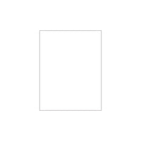 Spicers  - Étiquettes laser blanches - Vierges non couchées - Feuilles de 8-1/2 po x 11 po - 1 étiquettes de 8-1/2 po x 11 po par feuille - Paquet de 250-Étiquette d’expédition vierge