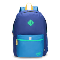 Roots - Sac à dos avec compartiment pour ordinateur portable de 15,6 pouces - 34 L - Bleu-Durable : Fabriqué en polyester recyclé pour un design durable.