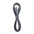 Basic Tech - Câble Lightning Tressé de 6 pi - Charbon-Tressé pour plus de durabilité