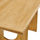Modway - Rivian Rectangulaire 70 po Bois Table à manger, Chêne-9