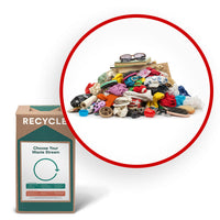 TerraCycle - Séparation des chambres - Zero Waste Box - 10 x 10 x 18 - Petite-Veuillez nous envoyer déchets non organiques générés dans votre chambre.