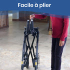 Journey - Déambulateur de mobilité vertical UPWalker Original - noir-Se plie facilement pour le rangement et le transport sans outils
