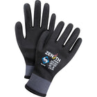 Zenith Safety - Gants enduits ZX-30° de première qualité - Taille 9 - Paquet de 12-Coquille sans coutures en nylon/Spandex de calibre 15 avec doublure en acrylique à 100 % qui offre une protection accrue contre le froid