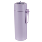 Gry Mattr - Bouteille d’eau d’entraînement avec couvercle à paille - 700 ml - Lilas-Peut contenir jusqu’à 700 ml (24 oz) de liquide